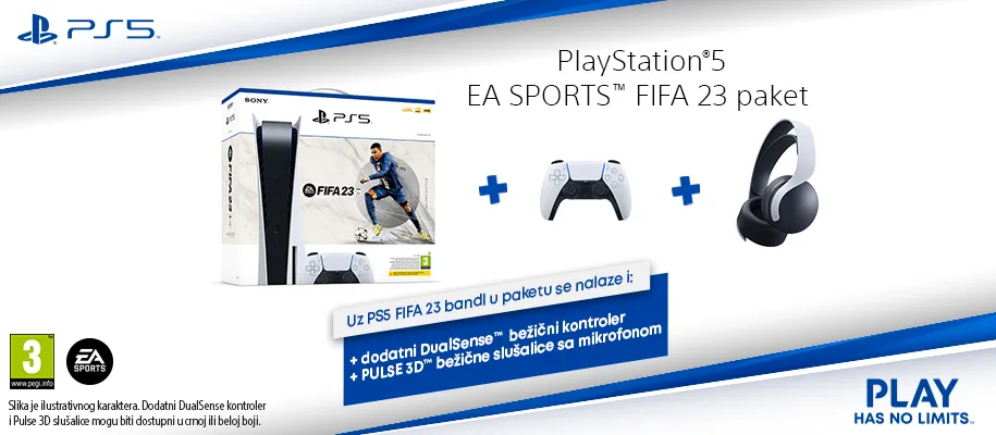 Konzola PS5 + FIFA 23